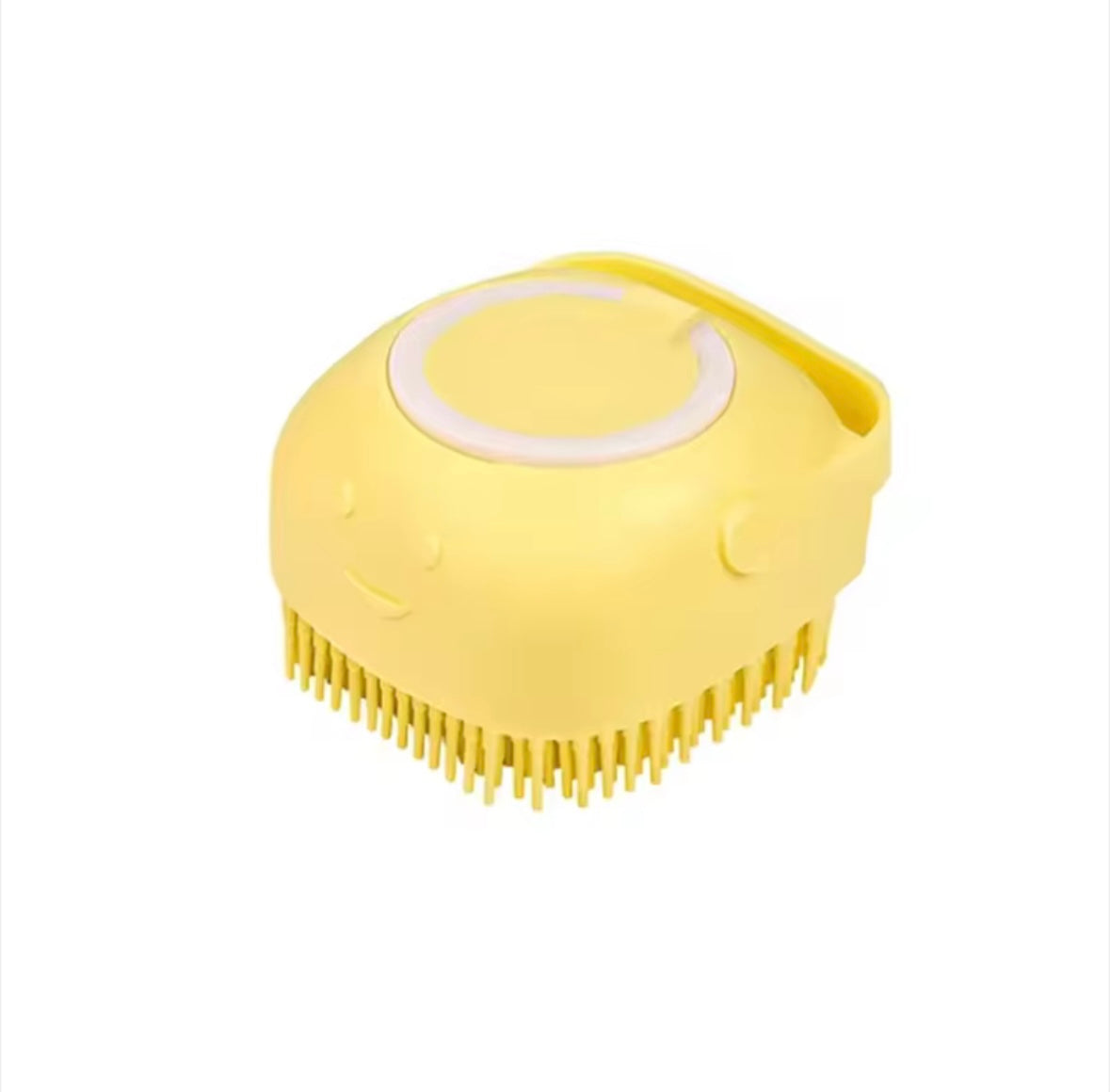 Brosse à Savon Intégrée pour Chien - Distributeur de Shampoing Automatique