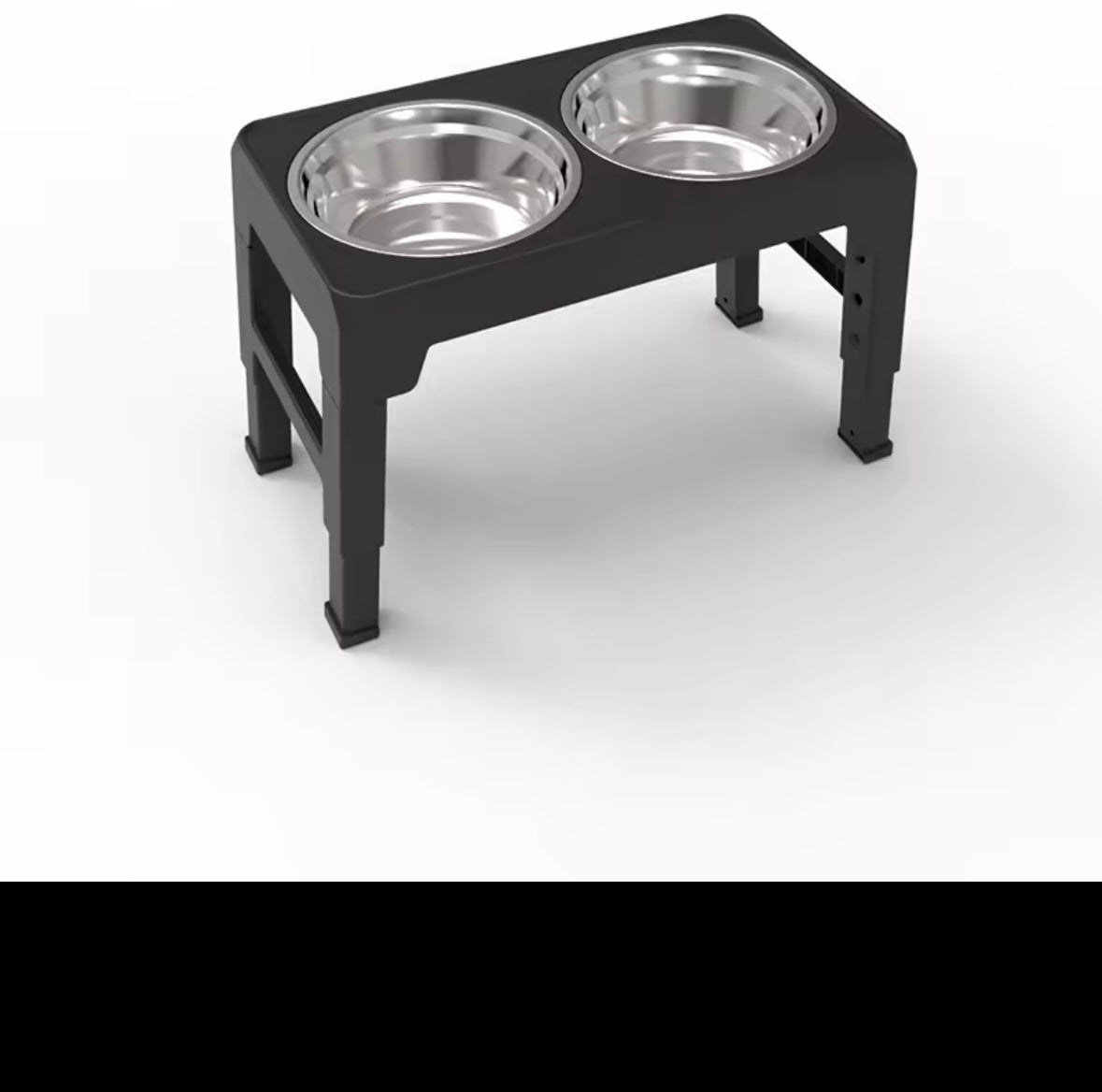 Mangeoire surélevée pour chien, support réglable