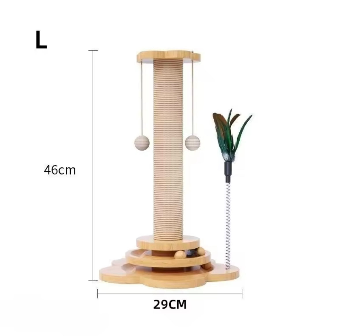 Jouet pour chat en bois massif - Divertissement pour vos félins