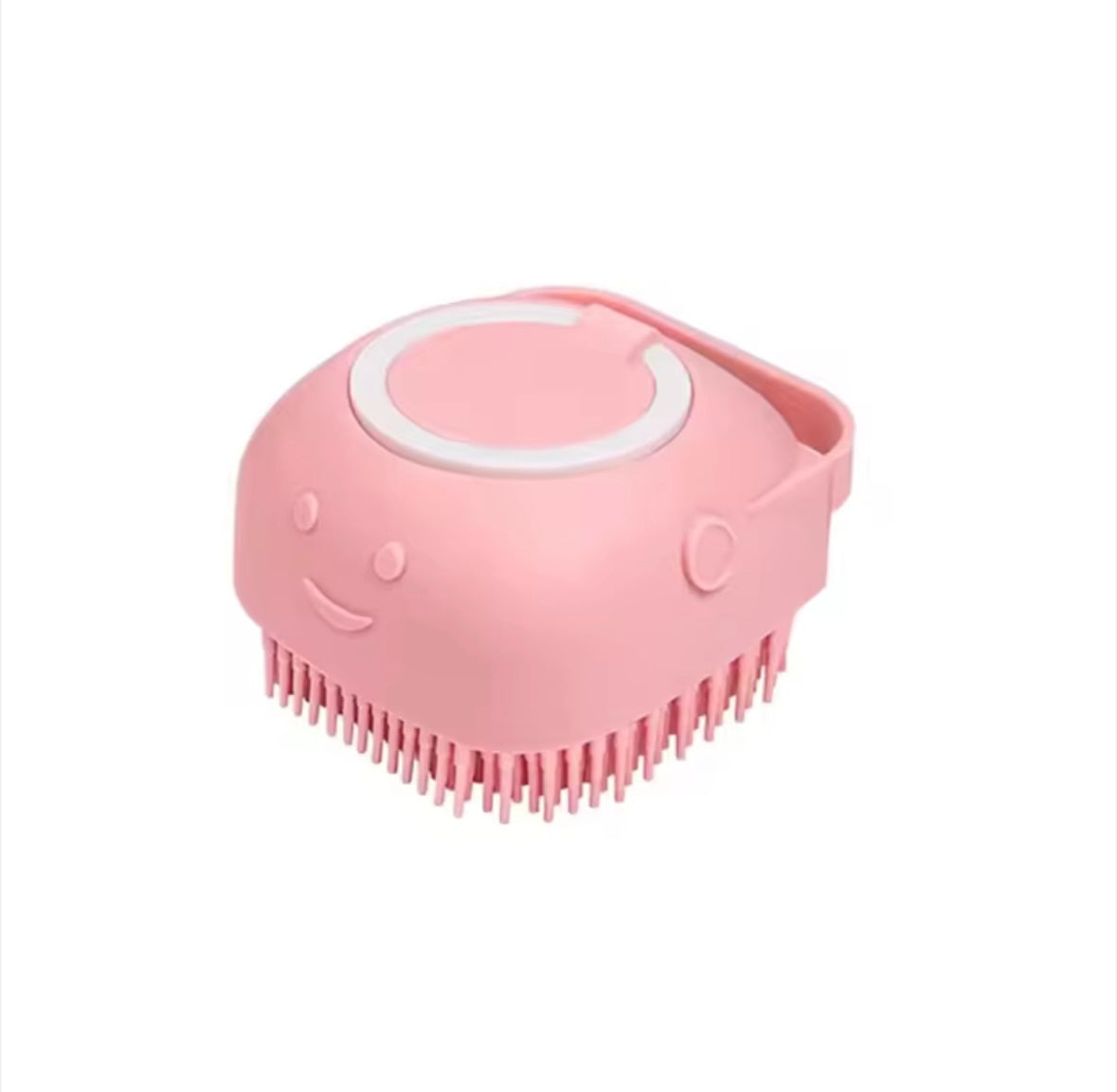 Brosse à Savon Intégrée pour Chien - Distributeur de Shampoing Automatique
