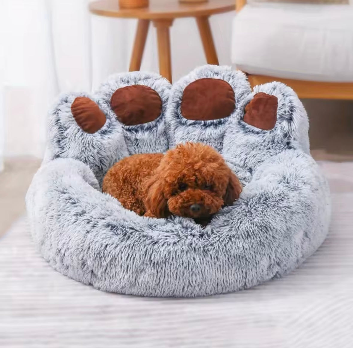 Canapé en Forme de Patte d'Ours - Confortable et Mignon pour Chien et Chat