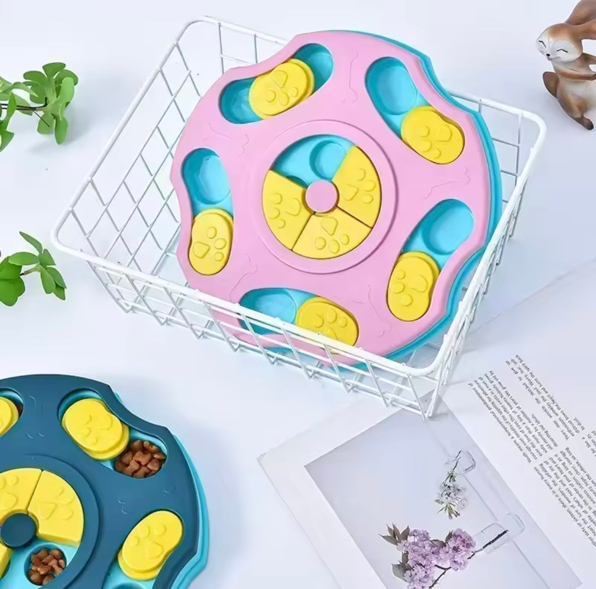 Jouets Puzzle pour Chiens - Mangeoire Lente Interactive