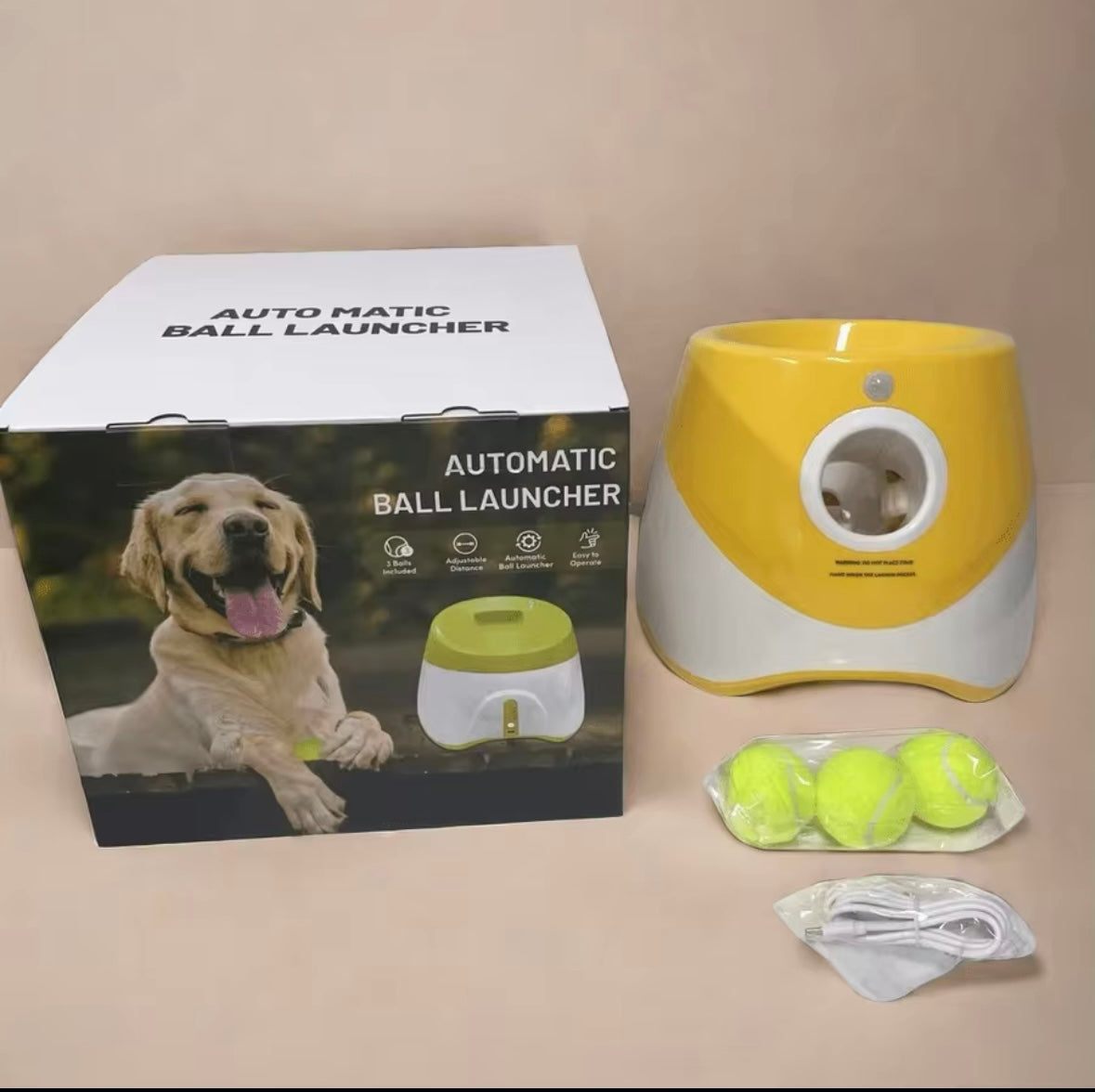 Lanceur de Balles pour Chiens - Amusement Illimité