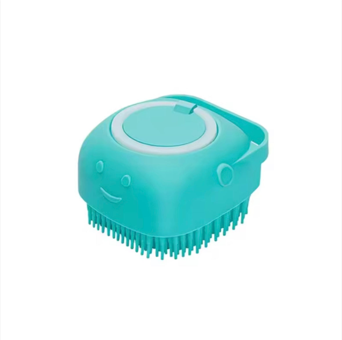 Brosse à Savon Intégrée pour Chien - Distributeur de Shampoing Automatique