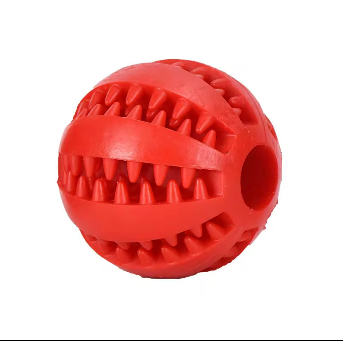 Balle Solide en Caoutchouc pour Chien - Indestructible et Stimulante