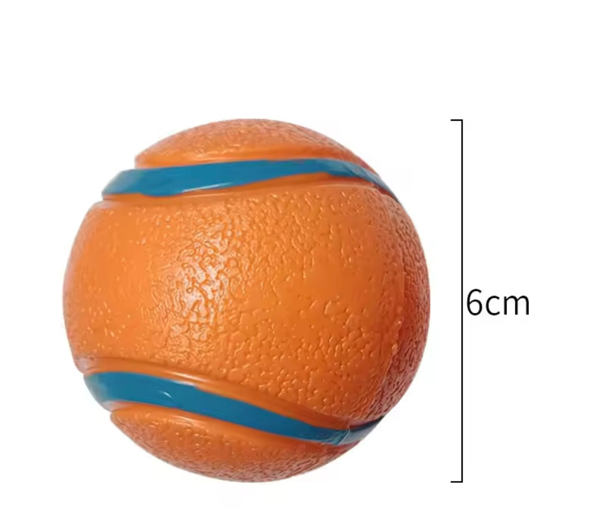 balle solide en caoutchouc