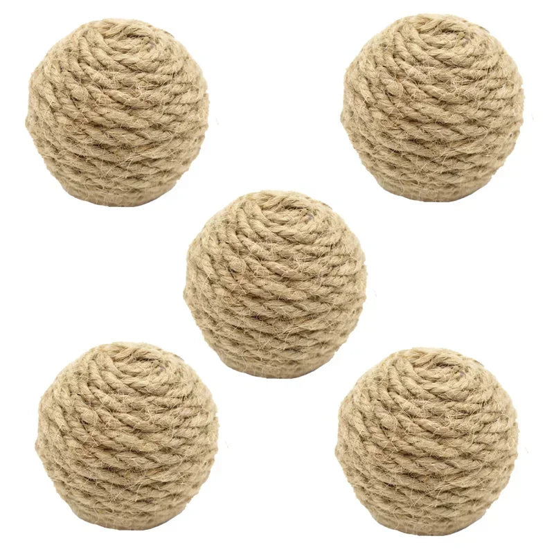 5 pièces chats souterrain balle interactive à la main